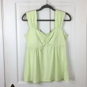 Sage Green Babydoll Top